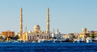 Denizden Hurghada için görüntüleyin. Mısır
