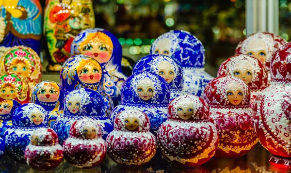 Rus ulusal bebek matreshka — Stok fotoğraf