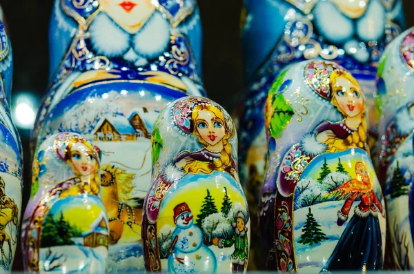 Ruské národní panenky matreshka — Stock fotografie