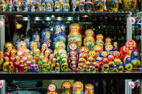 Orosz nemzeti babák matreshka — Stock Fotó