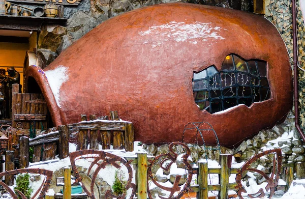 The restaurant is in a jug. Moscow — Stock Photo, Image