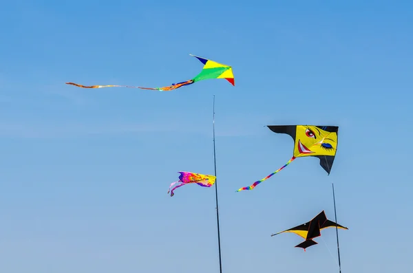 Dragones con cielo azul — Foto de Stock