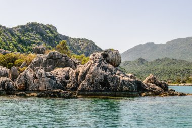 Akdeniz. Kekova koyu.