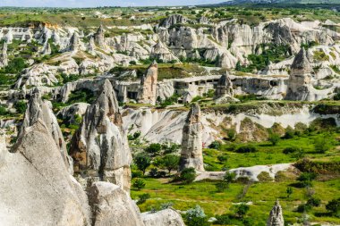 renkli kaya oluşumları Kapadokya, Türkiye