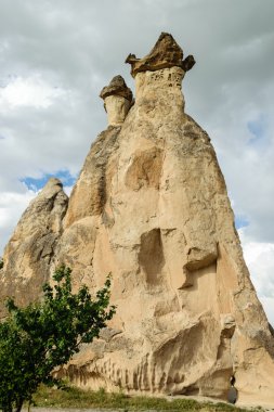 renkli kaya oluşumları Kapadokya, Türkiye