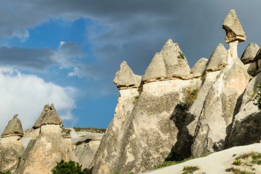 renkli kaya oluşumları Kapadokya, Türkiye