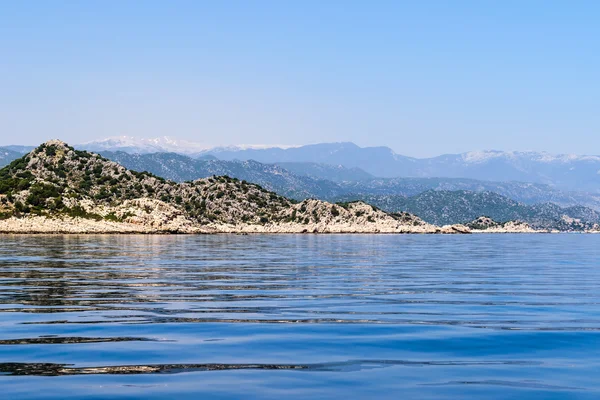 Mediterranean Sea. Kekova Bay. — Stock Photo, Image