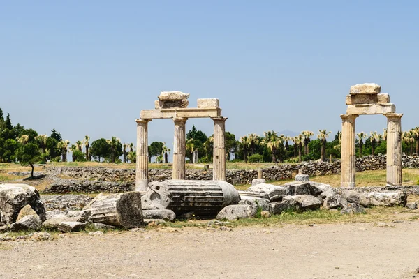 A antiga cidade grega e romana de Hierápolis — Fotografia de Stock