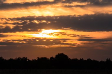 Gökyüzünde gün batımı