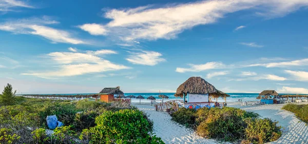 Cayo Santa Maria strand resort panorama, Cuba Stockfoto