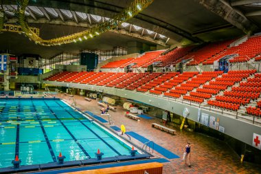 Montreal, Quebec, Kanada 'da 1976 Yaz Olimpiyat Oyunları' nda yüzme havuzu