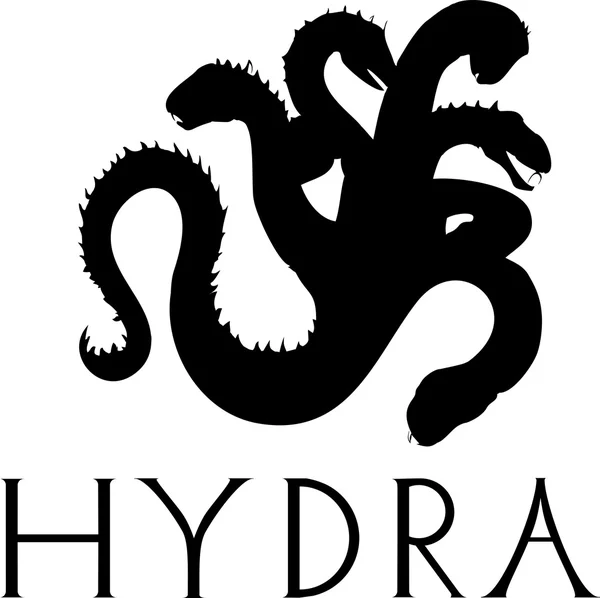 Hydra mytologické stvoření — Stockový vektor