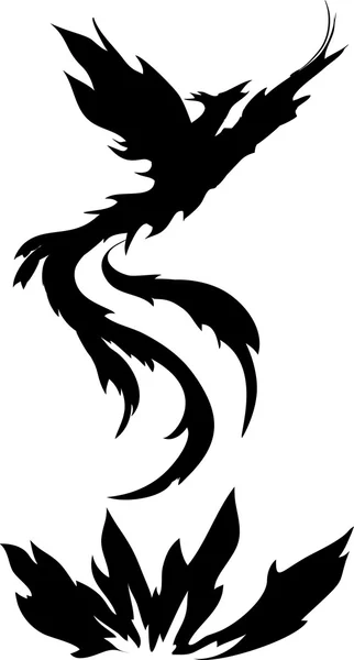 Phoenix mythological creature — Stock Vector