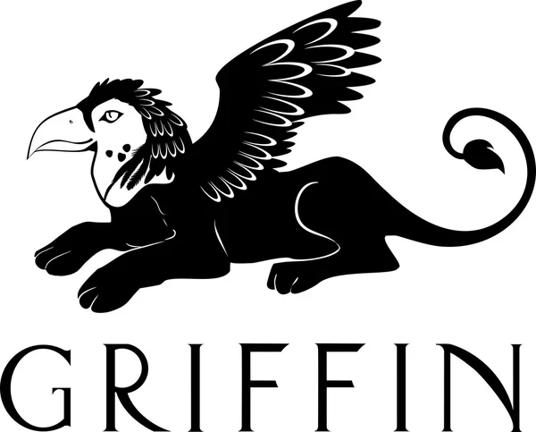 Griffin mitológiai lény — Stock Vector