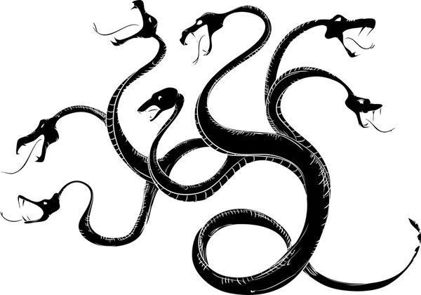 Hydra mythologische wezen — Stockvector