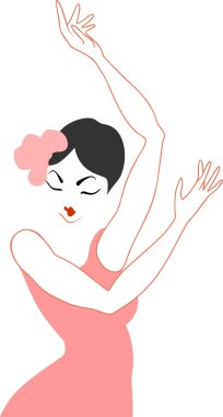 beyaz zemin üzerinde dansçı