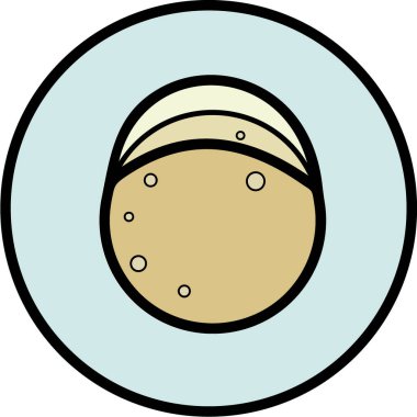  Beyaz zemin üzerinde izole edilmiş tatlı su balık yumurtası (yumurtası)