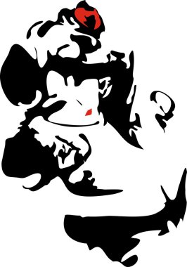 Flamenko dansçısı portresi