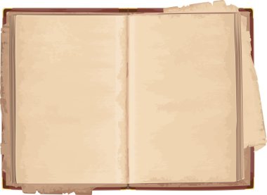 eski açık kitap