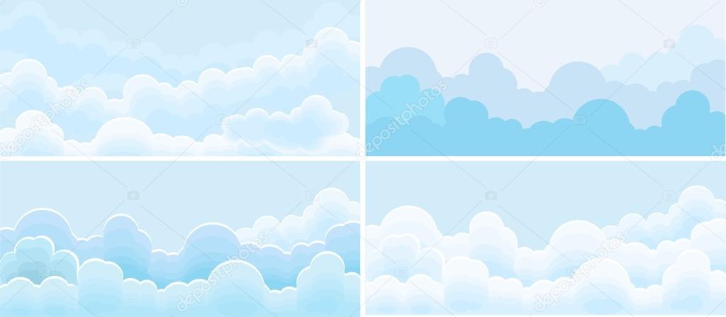 Sky and cloud set