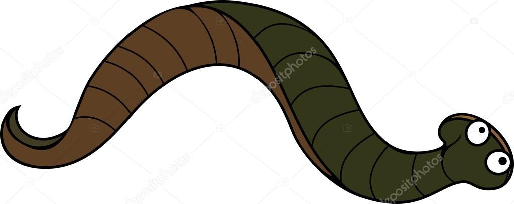 Leech on white background — Stock Illustration Leech on white background Stock Vector