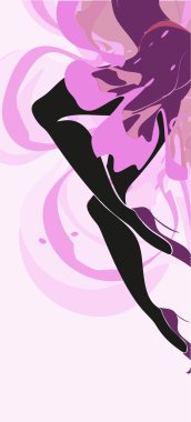 Cancan dansçı arka plan