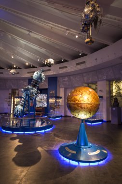 Moskova, Rusya - 28 Eylül: Moskova Planetarium sergide 