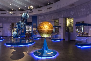 Moskova, Rusya - 28 Eylül: Moskova Planetarium sergide 