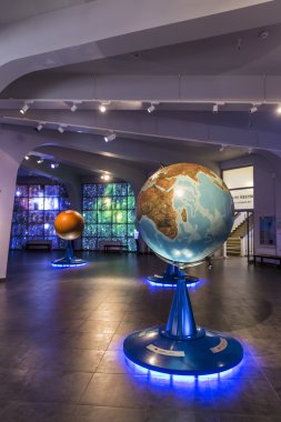 Moskova, Rusya - 28 Eylül: Moskova Planetarium sergide 