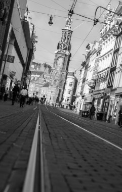 Amsterdam, Hollanda - 16 Mart: Mart şehrin sokaklarında