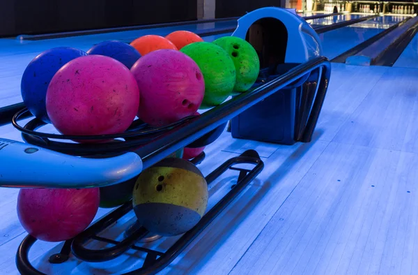 Palle da bowling — Foto Stock