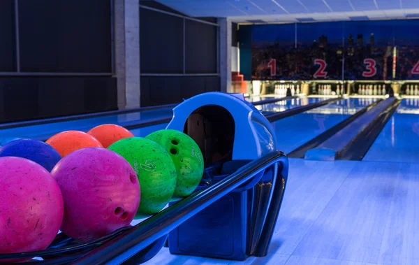 Palle da bowling — Foto Stock