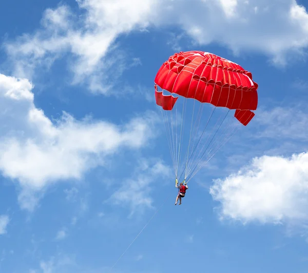 Parachutespringen — Stockfoto