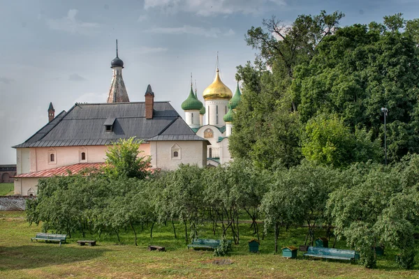 Die Architektur der antiken Stadt Susdal — Stockfoto