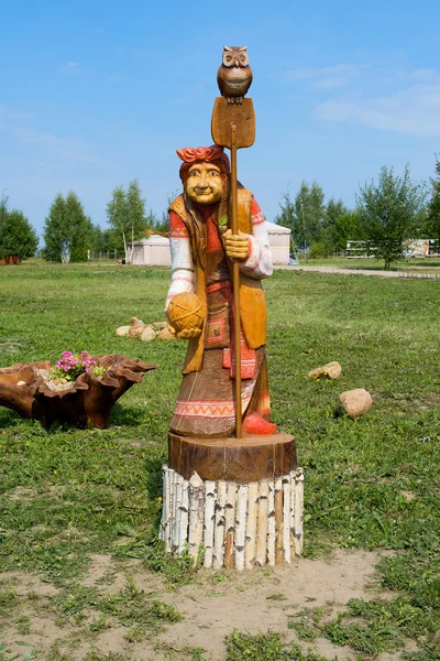 Деревянная скульптура — стоковое фото