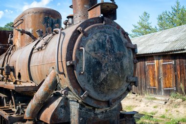 eski buharlı lokomotif