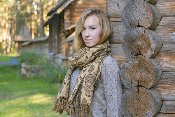 Girl and autumn