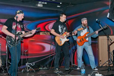 Büyük konser rock müzik gece kulübü