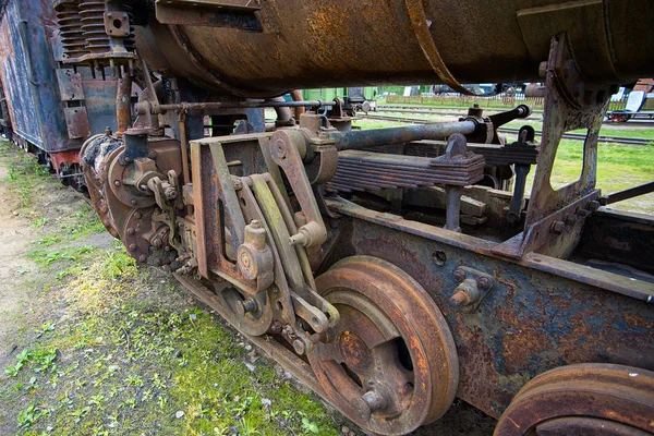 Old steam locomotives — Stock Photo, Image