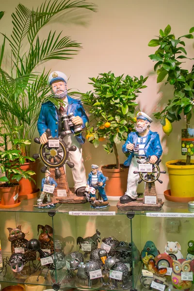 Large store shelves full of gifts — Stock Photo, Image