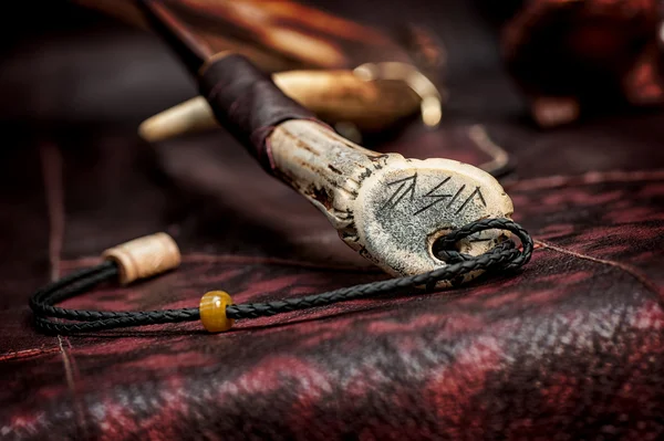 Ritual knife sorcerer Stock Photo