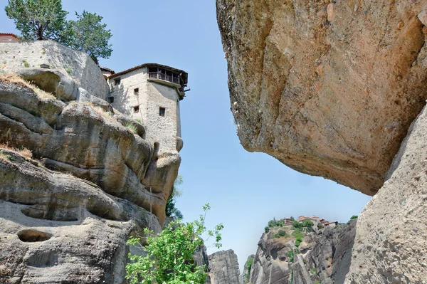 Il Monastero di Varlaam sulla roccia, Meteora, Grecia — Foto Stock