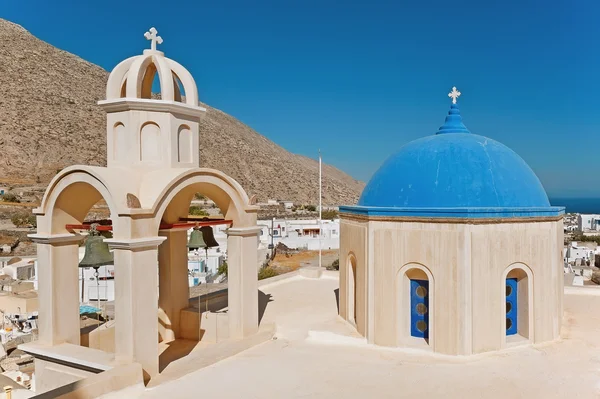 Santorini, Yunanistan kilisede Emporio — Stok fotoğraf