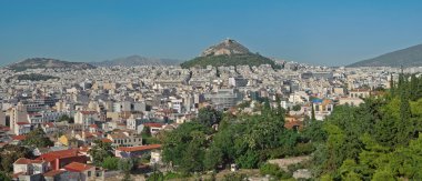 Atina ve Mount Lycabettus, Yunanistan