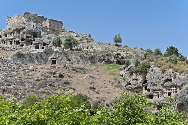 Le tombe in pietra di Tlos in Turchia 3 — Foto Stock