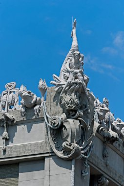 Kyiv Ukrayna 'da Chimaeras nişanlı Gorodetsky Evi