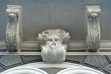 Odesa Ukrayna 'daki eski binanın mimari dekorasyonu