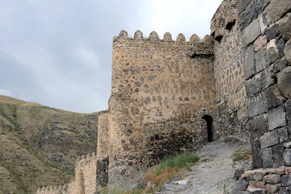 Murallas Fortaleza Khertvisi Entrada Georgia — Foto de Stock