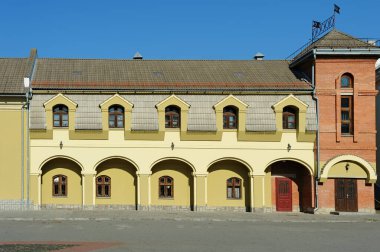 Ukrayna 'daki İvano-Frankivsk şehir manzarası