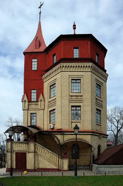 Gamla Vattentornet Mariinskij Park Kiev Ukraina — Stockfoto